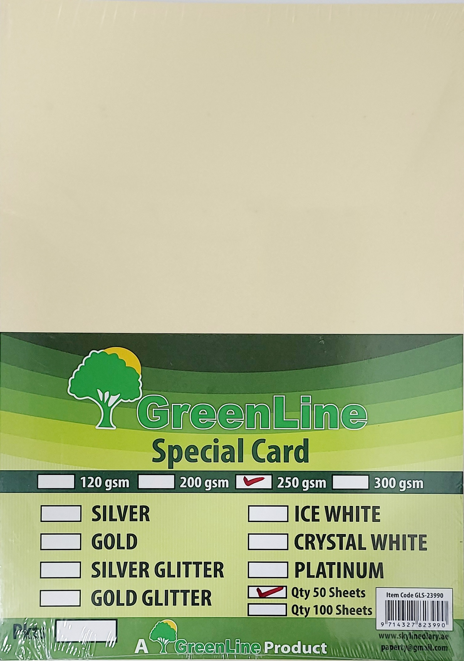 Special Paper 250 GSM (Cream) – Sky Line Dairy